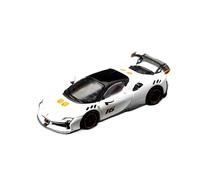 YRXIAO 1 64 For Ferrari Two-door Hardtop Supercar Model SF90XX Stradale Red Yellow Blue And White(White)