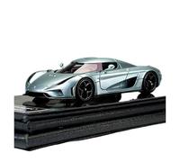 YRXIAO 1 64 For Koenigsegg Regera Azure Ice Blue Resin Car Model Adult Collection Miniature Ornaments