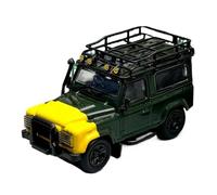 YRXIAO 1 64 For Land Rover Defender 90 Alloy Model Car Off-road Vehicle Miniature Scene Ornaments(Green)