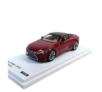 YRXIAO 1:64 For Lexus LC500 2018 Alloy Car Model Small Scale Vehicle Ornaments Yellow And Red(Red)