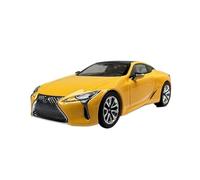 YRXIAO 1:64 For Lexus LC500 2018 Alloy Car Model Small Scale Vehicle Ornaments Yellow And Red(Yellow)