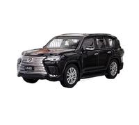 YRXIAO 1:64 For Lexus LX600 SUV Alloy Car Model Collection Metal Casting Ornaments White(Black)