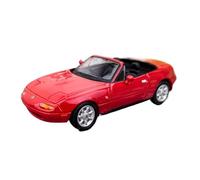YRXIAO 1:64 For Mazda MX5 Eunos Roadster Miniature Small Metal Ornaments Alloy Car Model Collection(Red)