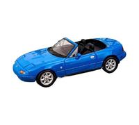 YRXIAO 1:64 For Mazda MX5 Eunos Roadster Miniature Small Metal Ornaments Alloy Car Model Collection(Blue)