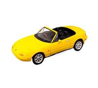 YRXIAO 1:64 For Mazda MX5 Eunos Roadster Miniature Small Metal Ornaments Alloy Car Model Collection(Yellow)