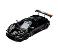 YRXIAO 1:64 For McLaren 720S GT3 X Gloss Black Alloy Car Model Collectible Adult Memorabilia For Fans