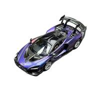 YRXIAO 1 64 For McLaren Senna GTR Alloy Car Model Miniature Garage Display Hobby Vehicle Purple(Purple)