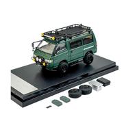 YRXIAO 1 64 For Mitsubishi Delica 4 * 4 Modified Off-road Van Alloy Car Model Miniature Scale Ornaments(Green)