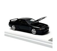 YRXIAO 1/64 For Nissan GTR R32 Nismo S-tune Alloy Car Model Themed Ornament Souvenir Display Vehicle(Black)