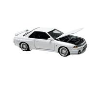 YRXIAO 1/64 For Nissan GTR R32 Nismo S-tune Alloy Car Model Themed Ornament Souvenir Display Vehicle(White)