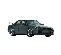 YRXIAO 1 64 For Nissan Skyline ER34 25GT-T Four-door Alloy Car Model Toy Decorative Vehicle Ornaments(Grey)