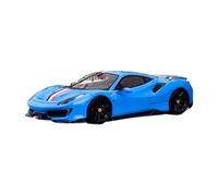 YRXIAO 1:64 For Novitec 488 Pista Resin Car Model Collection Ornaments Adult Hobby Display(Grey)