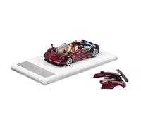 YRXIAO 1:64 For Pagani Zonta 760 Roadster Convertible Alloy Model Static Ornaments Red