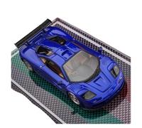 YRXIAO 1:64 For Resin McLaren MF1 LM Car Model Metallic Blue Adult Collection Ornament Desktop Decoration(Blue)