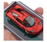 YRXIAO 1:64 For Resin McLaren MF1 LM Car Model Metallic Blue Adult Collection Ornament Desktop Decoration(Red)