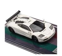 YRXIAO 1:64 For Resin McLaren MF1 LM Car Model Metallic Blue Adult Collection Ornament Desktop Decoration(White)