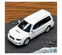 YRXIAO 1:64 For Subaru Forester SG9 Blue Alloy Car Model Miniature Theme Party Scene Decorations(White)