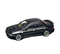 YRXIAO 1:64 For Subaru Impreza GC8 Alloy Car Model With Engine Miniature Hobby Collection Desktop Ornament(Black)