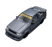 YRXIAO 1:64 For Toyota AE86 RWB Wide Body Modification Tofu Shop Lei Ling Levin Alloy Car Model