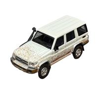 YRXIAO 1:64 For Toyota Land Cruiser LC76 Old Version Off-road Vehicle Alloy Car Miniature Collection Model