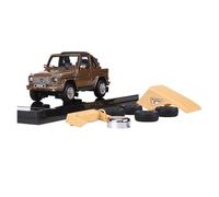 YRXIAO 1:64 Scale For G500 Short Wheelbase Convertible Off-Road Vehicle Die-Cast Model Car Collectible(Brown)