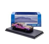 YRXIAO 1/64 Scale For Hellcat Muscle Sports Gradient Purple Diecast Model Car Miniature Toy Vehicle Collection