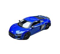 YRXIAO 1:64 Scale For R8 2022 Die-Cast Car Model Static Display Vehicle Adult Collectible(Blue)