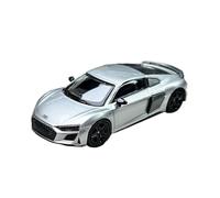 YRXIAO 1:64 Scale For R8 2022 Die-Cast Car Model Static Display Vehicle Adult Collectible(Silver)