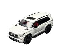 YRXIAO 1:64 Scale For Toyota Sequoia Die-Cast Car Model Static Collectible Display Piece Orange(White)