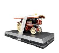 YRXIAO 1/76 For B6 Steam Locomotive Retro Vintage Car Model Alloy Desktop Display Magenta