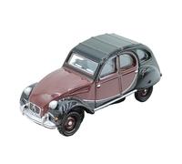 YRXIAO 1/76 For Citroen 2CV Classic Car Alloy Model Static Decorative Display Ornaments Adult Souvenirs