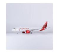YRXIAO 1 80 Scale For 320neo Avianca A320 Plane Models Display Diecast Static Ornaments For Home Collection For Collection Gifts(With light)