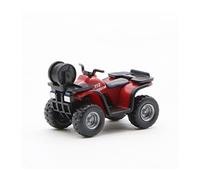 YRXIAO 1/87 For Sand Table Scene Fire-fighting Tractor Diecast Alloy Car Model Scene Decoration Toy