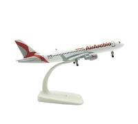 YRXIAO 20cm For A320 Arabian 1/400 Model Planes Miniature Alloy Decor Collection With Wheels For Collection Gifts