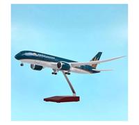 YRXIAO 43cm 1/130 Scale For B787 Dreamliner Jet Model Resin Aircraft With Lights And Wheels - Collectible For Collection Gifts(With light)