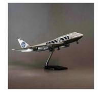 YRXIAO 47cm 1/150 For B747 Airplane Model PAN AM Die-cast Resin With Led Lights And Wheels For Decoration For Collection Gifts(With light)