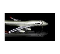 YRXIAO 47cm 1:150 Scale For 747 Model Airplane Northwest B747 Diecast For Collection Decoratio For Collection Gifts(With light)