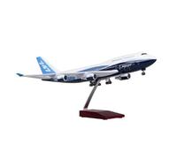 YRXIAO 47CM 1/150 Scale For B747 Diecast Resin Plane Model W Light And Wheel For Aviation Enthusiast For Collection Gifts(No light)