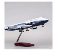 YRXIAO 47CM 1/150 Scale For B747 Diecast Resin Plane Model W Light And Wheel For Aviation Enthusiast For Collection Gifts(With light)