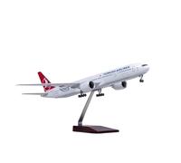 YRXIAO 47CM 1 157 For Turkish 777 B777 Aircraft Model Diecast Resin For Decorate Miniature Souvenir For Collection Gifts(No light)