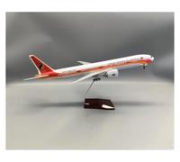 YRXIAO 47CM 1/157 Scale For B777-300 Airplane Model Light And Landing Gear Diecast Resin For Collection Gifts(With light)