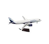 YRXIAO 47cm 1:80 For A320 Indian Indigo Airlines Passenger Aircraft Model Collection Home Decor For Collection Gifts(No light)