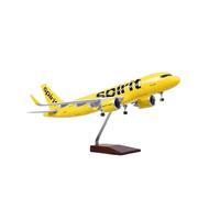 YRXIAO 47cm 1:80 Scale For 320 Large Airplane Model A320 Diecast Miniature Ornaments Souvenir For Collection Gifts(No light)