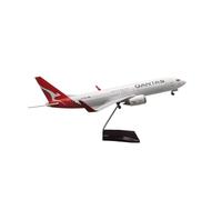 YRXIAO 47CM 1:85 For Resin B737 Australian Airlines Qantas 737 Series Model With Lights And Wheels For Collection Gifts(No light)