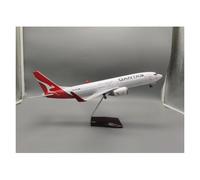 YRXIAO 47CM 1:85 For Resin B737 Australian Airlines Qantas 737 Series Model With Lights And Wheels For Collection Gifts(With light)