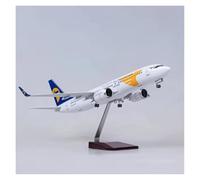 YRXIAO 47cm 1 85 Scale For Aircraft Mongolian B737 Diecast Resin Model For Home Collection Ornament For Collection Gifts(With light)