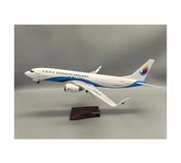 YRXIAO 47CM 1/85 Scale For Donghai B737-800 Model Planes Display Office Decoration Diecast Ornaments For Collection Gifts(With light)