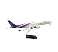 YRXIAO 47CM For 350 A350 Airplane Model Thailand Diecast Resin Decoration Home Or Aviation Enthusiasts For Collection Gifts(No light)