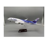 YRXIAO 47CM For 787 B787 Dreamliner Aircraft Resin Replica For Collectible Model Static Ornaments For Collection Gifts(With light)