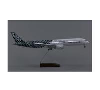 YRXIAO 47cm For A350-900 Prototype Civil Aviation Model Passenger Aircraft With Landing Gear And Lights For Collection Gifts(With light)